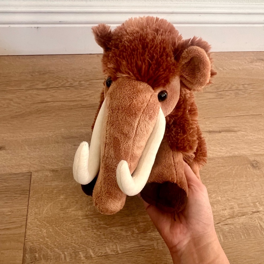 Aurora World Destination Nation Woolly Mammoth Plush Stuffed Animal Toy 11”